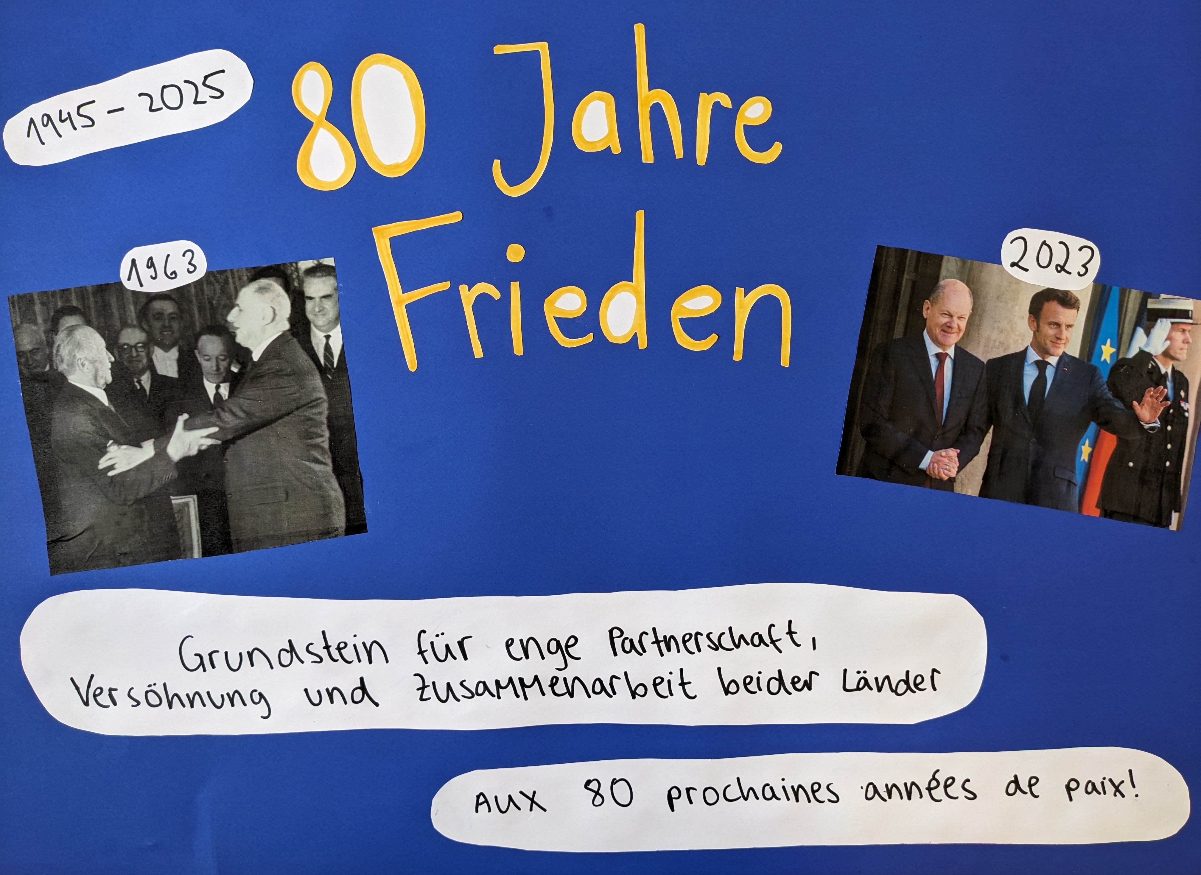 Französisch Rank 80 ans de paix 2von4 klein