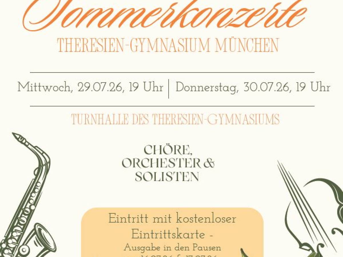 Herzliche Einladung zum Sommerkonzert 2026